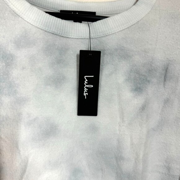 Lulus Tie-Dye Crewneck Oversized Very Soft Top Womens S - Picture 5 of 6